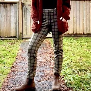 Plaid trousers